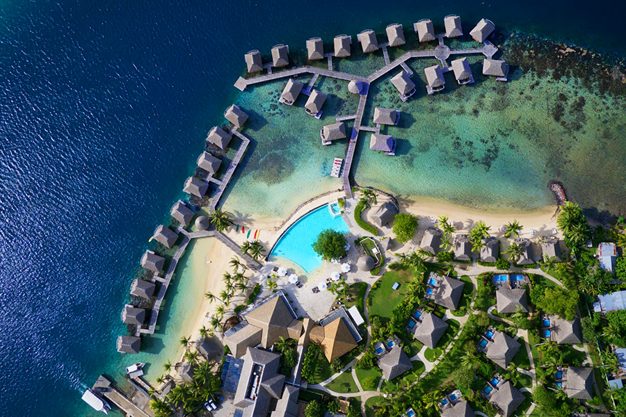 マナバ ビーチリゾート＆スパ モーレア  / モーレア島 リゾートと水上コテージイメージ